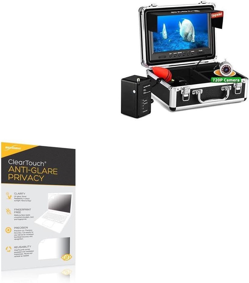 BoxWave Screen Protector Compatible with Eyoyo EF09RH Fishing Monitor (9 in) - ClearTouch Anti-Glare Privacy (2-Pack), Privacy Screen Protector Flexible Film Anti-Glare