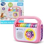 VTech Baby – VTech Mein Erster Musik-Player Pink - 40 Lieder & Aufnahmefu