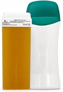 Universal Roll-On Wax Warmer - Wax Warmer + DERMAWAX Honey 100ml | ROLL-ON STARTSET: Universal wax warmer 230 V/25 W with DERMAWAX Honey 100 ml - Wax strips not included