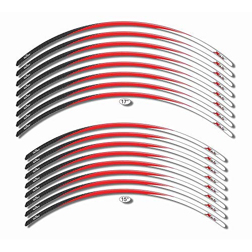 10m Strisce Ornamentali 10mm OPACA ROSSO AUTO MOTO - Foto 10