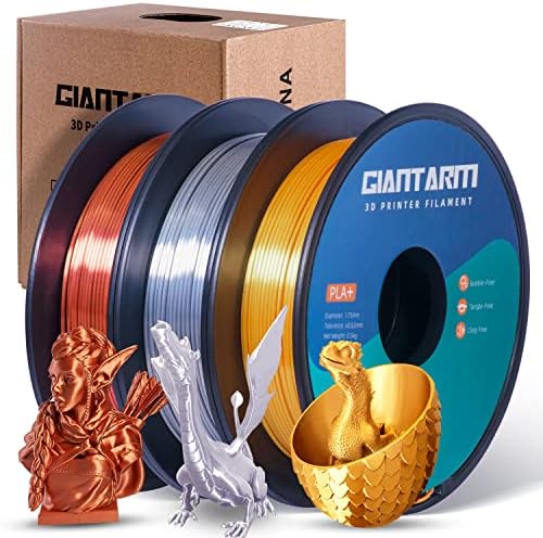 PLA Filament 1.75mm, GIANTARM Classic PLA 3D Printer Filament 1kg Spool White