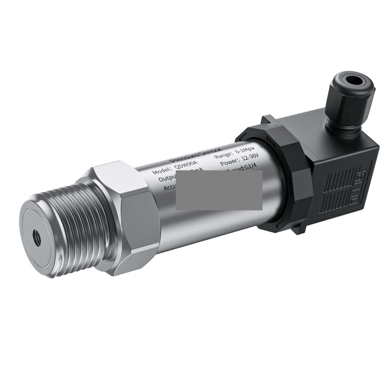 Transmisor de sensor presión, alimentación, agua, gas, aceite, líquido Alta precisión(0~60 MPa)