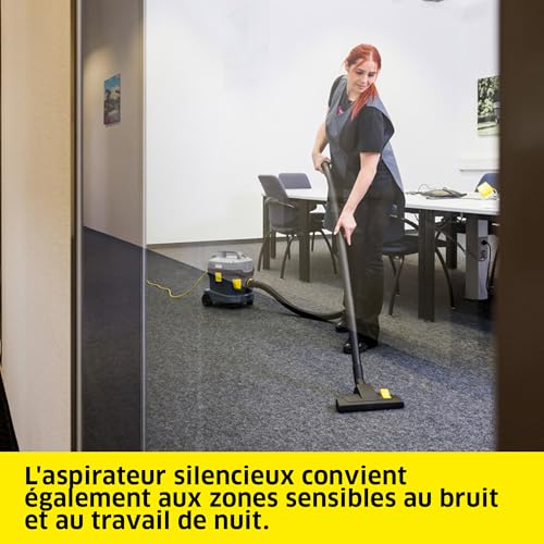 Kärcher aspirateur T 11/1 Classic, aspirateur léger, cuve : 11 l, Puissance : 850 W, Niveau de Pression Acoustique : 61 DB(A), Poids : 3,9 kg, câble : 7,5 m, Panier filtrant Permanent – Image 6