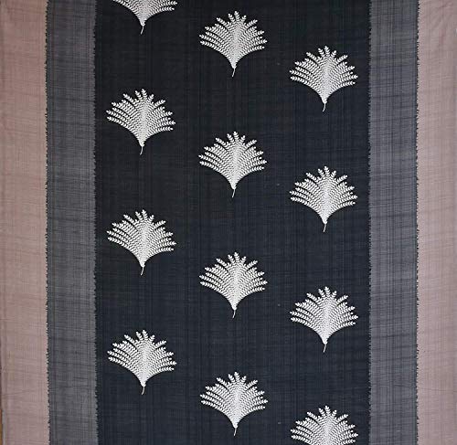 Image of Microfiber Fabric 8Pcs Diwan Blend Set of 60X90 Inch 1Bedsheet 16x16inch 5Cushion Covers 18x28 inch 2Bolster Covers (Black Trees)