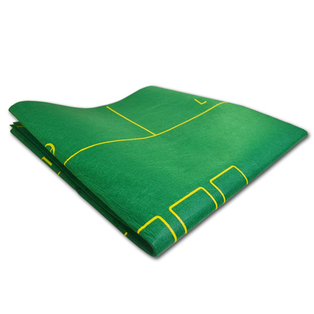 1 Pieza 180 * 90 cm paño de Mesa de póquer Texas Hold'em diseños de póquer Mantel Fieltro 10 Jugadores Alfombra de póquer/Tapis Poker