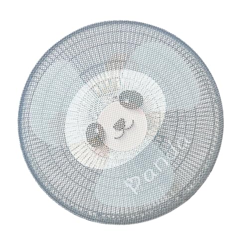WOEWQIWJ Round Electric Fan Guard Dust Cover Mesh Safety Net for Kids Summer Washable, Ventilated Lightweight Protector Decor for Most Fans (Panda Small Size) - Thumbnail 4