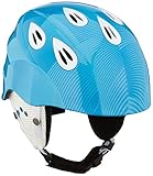 ALPINA Kinder GRAP 2.0 JR Skihelm, Blue-White, 54-57 cm