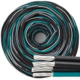 Relaxweex 2-2-2-4 Feeder Aluminum Service Entrance Cable 600V Aluminum Direct Burial Underground Wire,Service Cable for Mobile Homes(250')