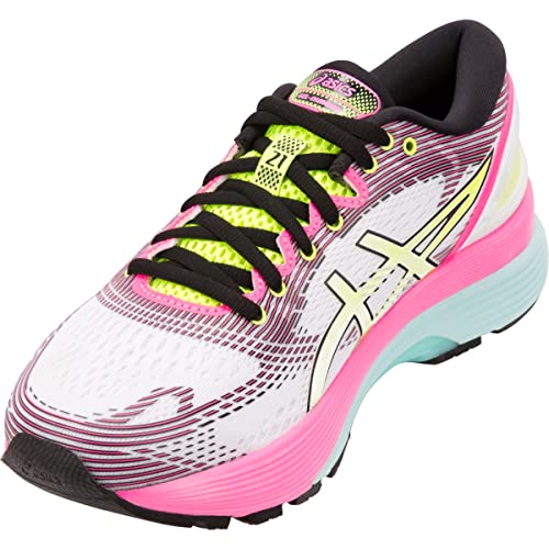 ASICS ASICS Women's Gel-Nimbus 21 Running Shoes, White/White, 6.5 Medium US