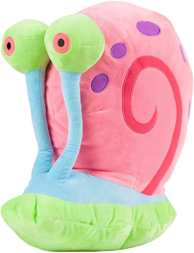 Spongebob Squarepants Gary Plush Cuddly Cuddle Pillow, Super Soft & Cozy, 16.50" Tall, (Officially Licensed Product) by Franco Collectibles