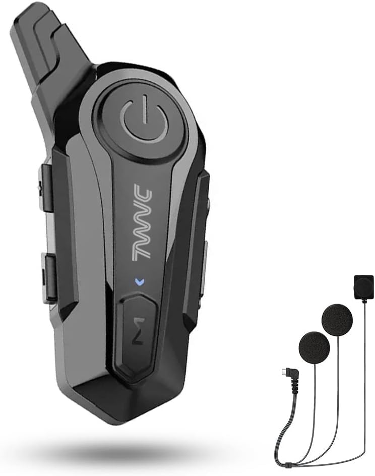 Auriculares Bluetooth para casco evitan ruido del viento a 1000m