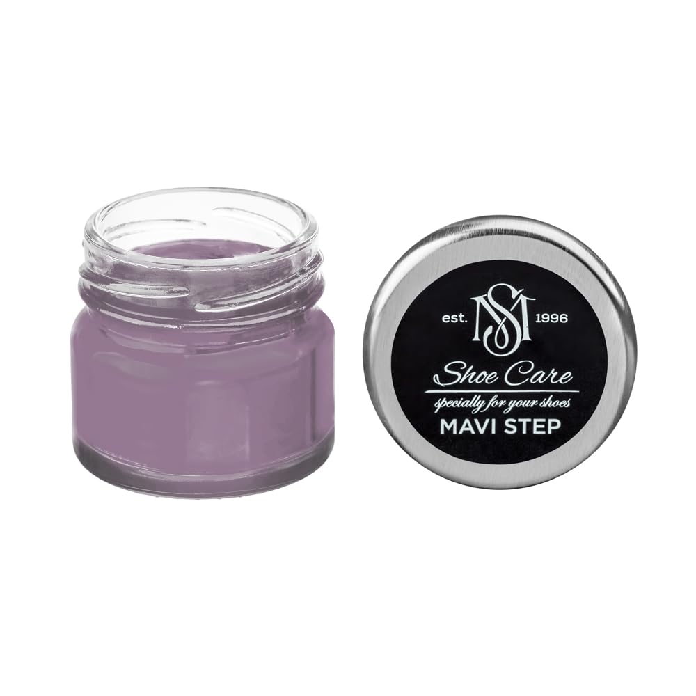 Crème de cirage haut de gamme MAVI STEP pour la nuance délicate améthyste NCS S 4020-R40B
