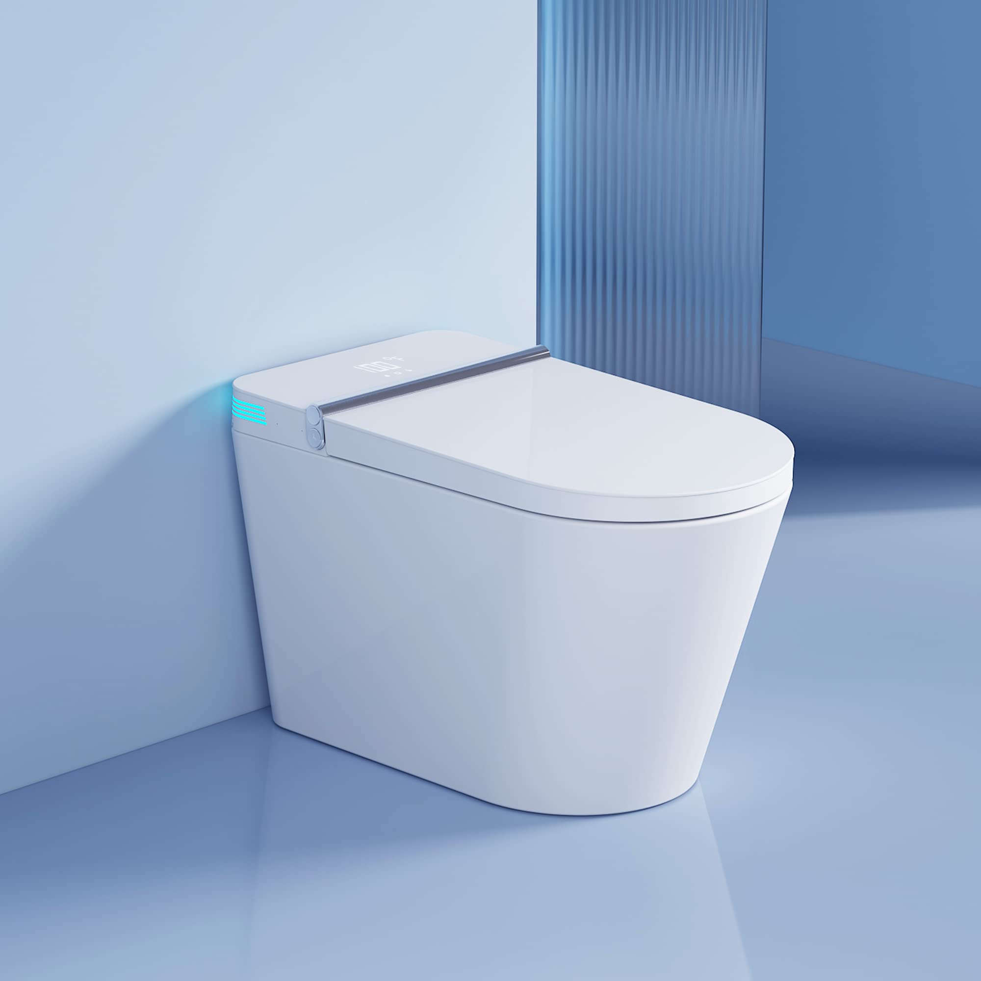 Buy KPAIDA Smart One Piece Toilet, Modern Auto Open/Close Lid Toilet