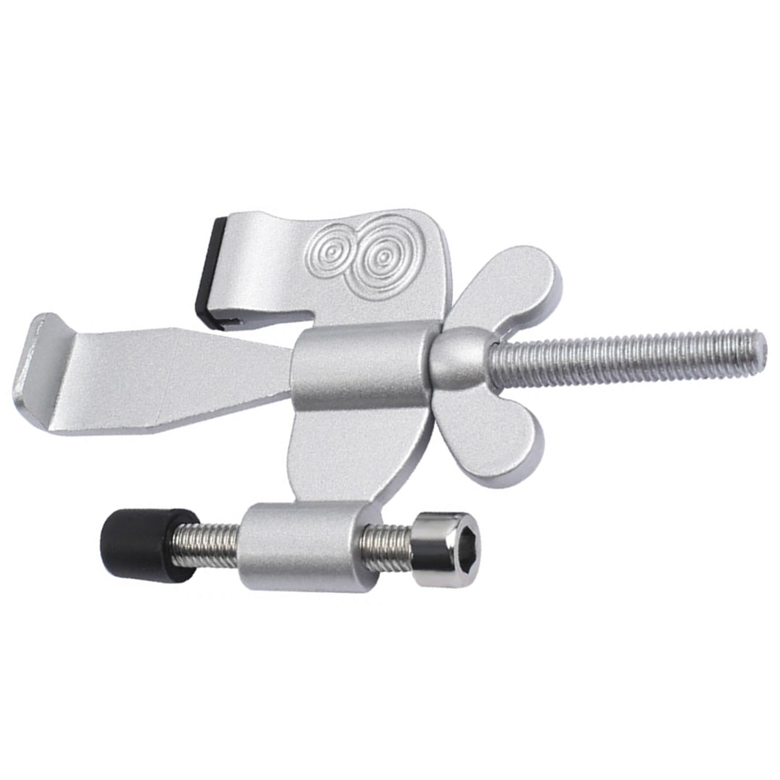 Hogtnd Silver Portable Hotel Door Lock, Travel Theft Door Stop, Locks, Easy To Install Zinc Alloy Locks, Buckle Locks