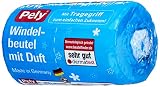 Dermatológicamente probado pely 5447 - Bolsa para pañales (perfumadas y con asa, 40 Unidades)
