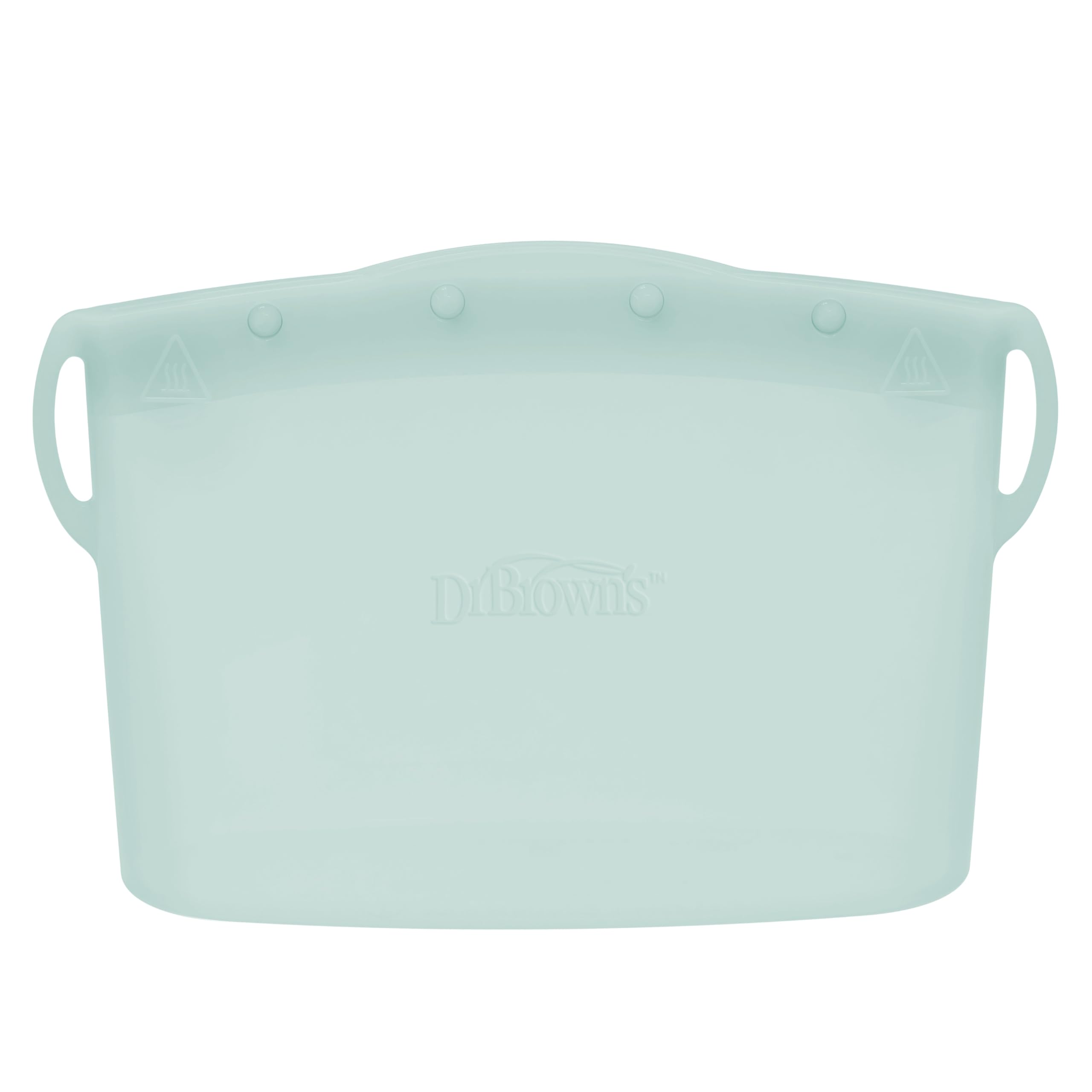 Microwave Steam Sterilizer Bag for Baby Bottles, Breast Pump Parts & Other Toddler Accessories, 100% Silicone, Reusable Sterilizing Bag