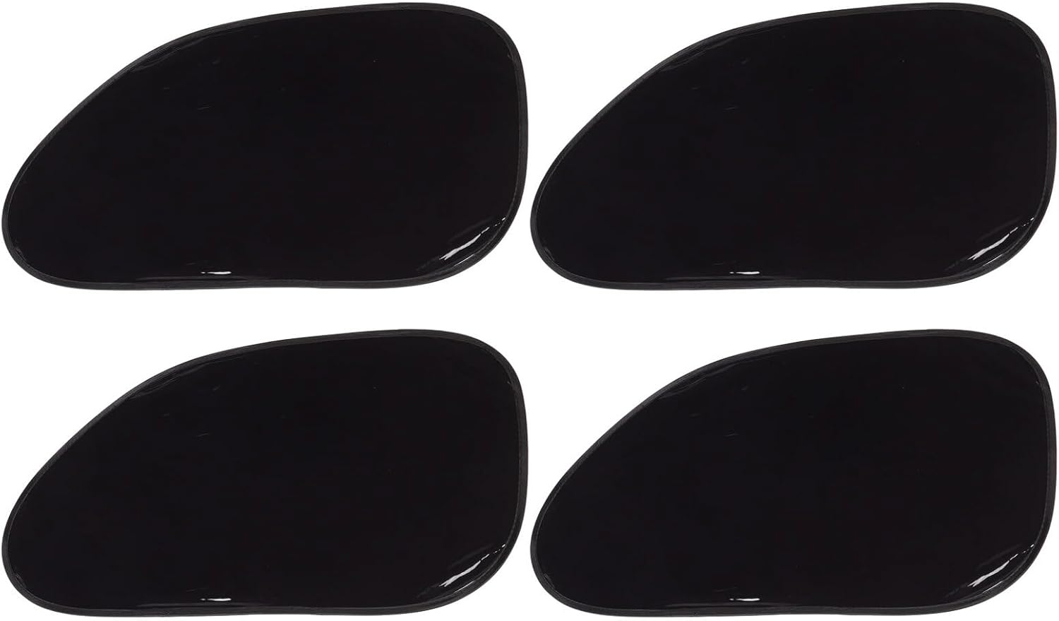 4PCS Car Window Sunshade Static Cling UV Protection Film PVC Side Window Curtain for Heat Blocking and Interior Cooling Easy Install for All Vehicle Models