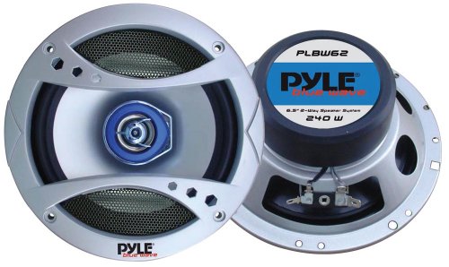 Pyle PLBW62 6.5-Inch 300 Watt Two-Way Speaker with Blue LED Light