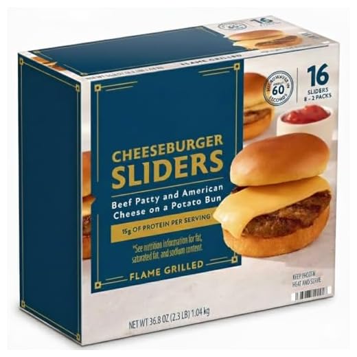 Delicious Cheeseburger Frozen Sliders