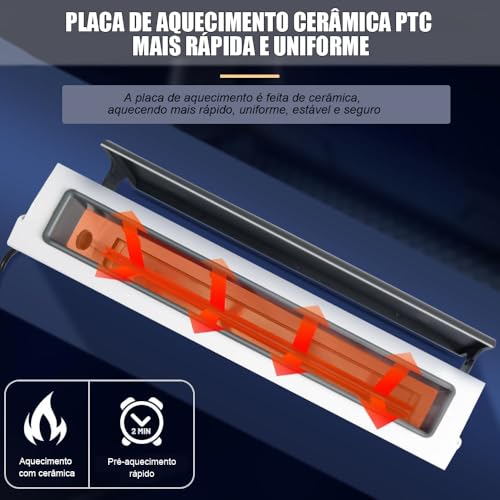 Máquina Elétrica de Encadernação Térmica A4, Máquina de Colagem de Documentos, Máquina de Encadernaç