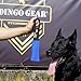 Dingo Gear Baumwolle-Nylon Beißwurst für Hundetraining IGP IPO Obiedence Schutzhund Hundesport, 15 x 5 cm, 1 Griff Blau S00060