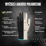 FUZZIO 12 par rękawic roboczych Ogrifox PU (L-9, czarne)