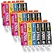Price comparison product image 570 571 Ink Cartridges Multipack Replacement for Canon PGI-570XL CLI-571XL PGI570 CLI571 for Canon PIXMA MG5750 MG5700 TS5050 TS50551 MG5751 MG6850 MG6851 TS6050 MG7750 MG6800 MG6850(17-Pack, DOREINK)