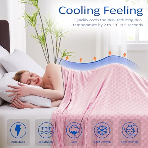 90 x108 Topcee Arc-Chill Q-Max 0.5 Double-Sided Cooling Blanket (Pink) 17.09 + Free Shipping w/ Prime or on 35 + 50% Off Code ZC3TEM7D - image 2