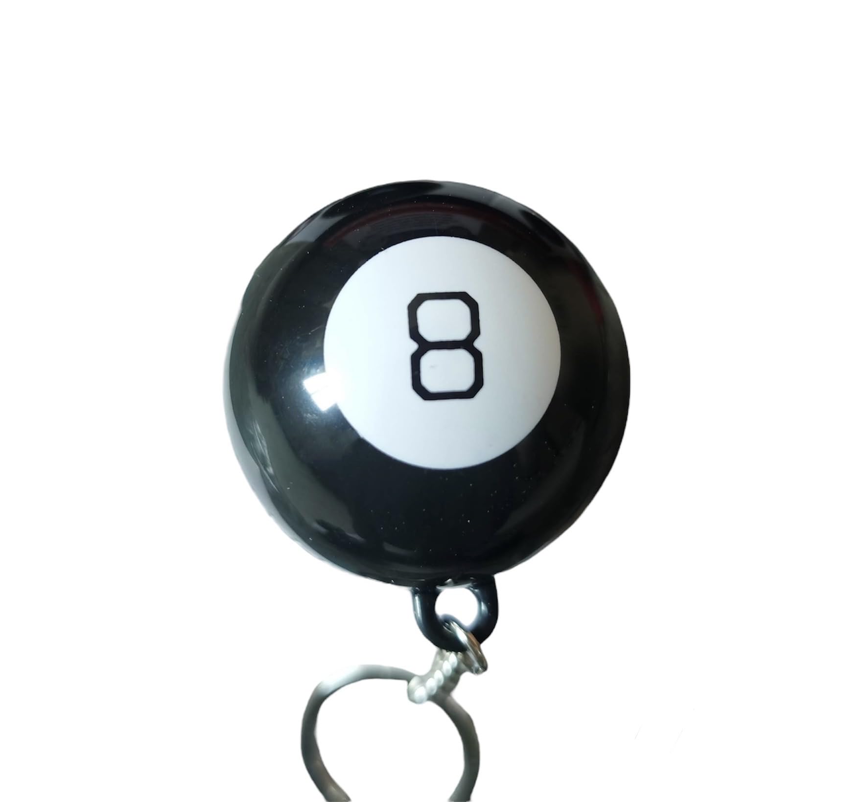 Magic 8 Ball Keychain, Portable Fortune Telling Ball, 4.5 cm, 1.8 in diameter
