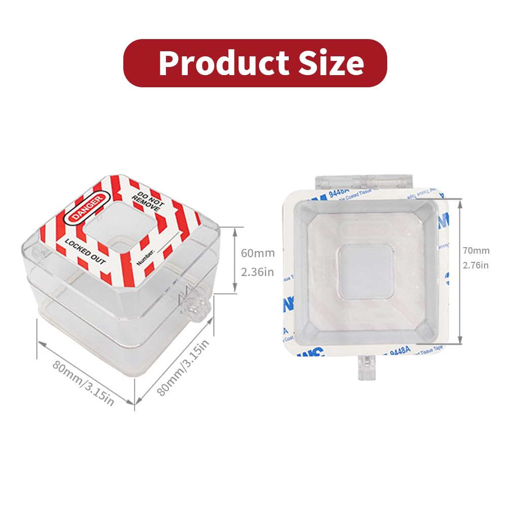 Emergency Stop Button With Cover Push Button Lockout | Lockout Tagout ...