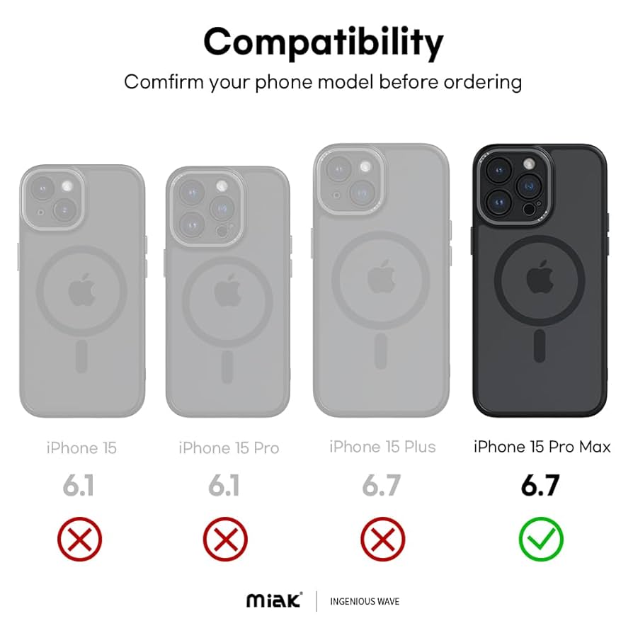 Amazon.co.jp: miak iPhone 15 Pro Max ケース レンズガード 一