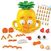 Learning Resources Big Feelings Pineapple Social Emotional Toy Creative Play Body Awareness Two Sided 26 Face Pieces Easy Storage Sensory Play Gifts for 3 4 5 6 7 Year Old Kids Boys & Girls