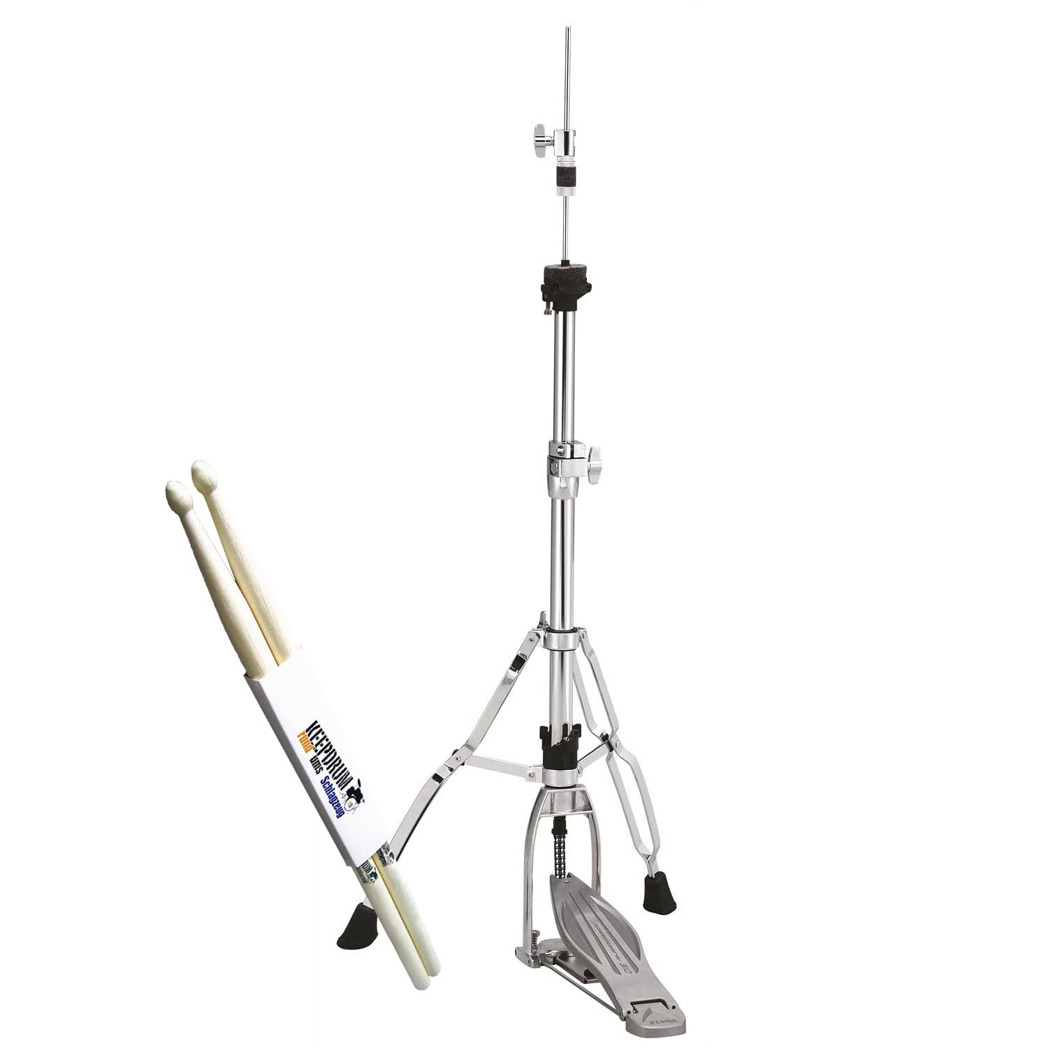 Tama HH315D Speed Cobra 2-Bein Hi-Hat Ständer Hihat Maschine + keepdrum Drumsticks