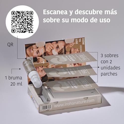 IROHA NATURE - Parches Ojos 99% Colágeno con Bruma | Cosmética Coreana Efecto Reafirmante | Atenúa Arrugas y Ojeras | Hidratación Profunda, Firmeza y Luminosidad | 3 Pares - imagen 10