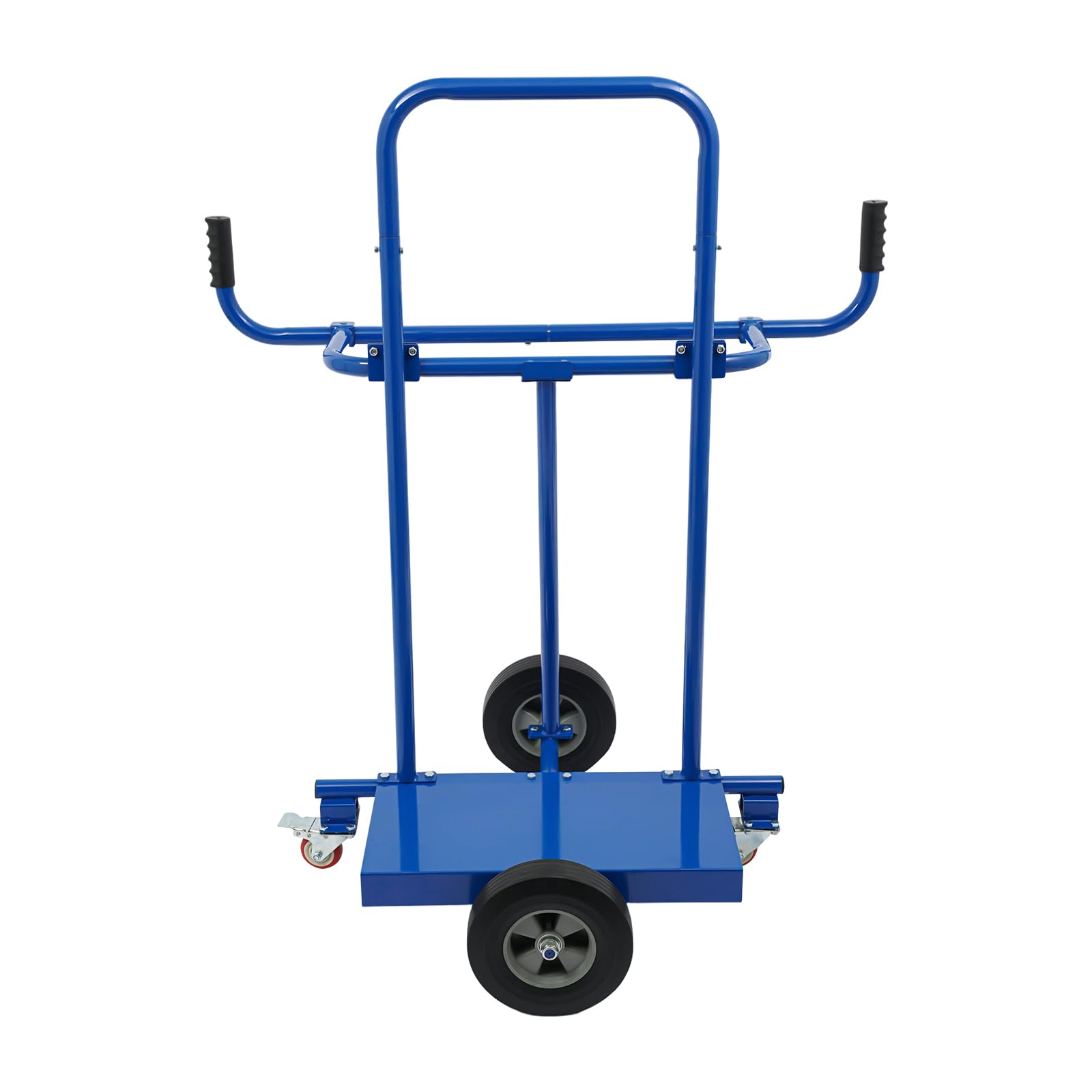 Plattenkarren, 300 kg Tragkraft, Plattenwagen mit 4 Rädern, Transportwagen zum Transport Platten, Fenstern, Holzplatten (Blau)