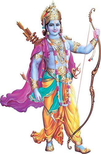 Rangoli Vinyl Religious Wall Sticker Multicolour Vinyl Medium Size 40cm or 50 cm Pack of 1 Sticker, Multicolor, Standard