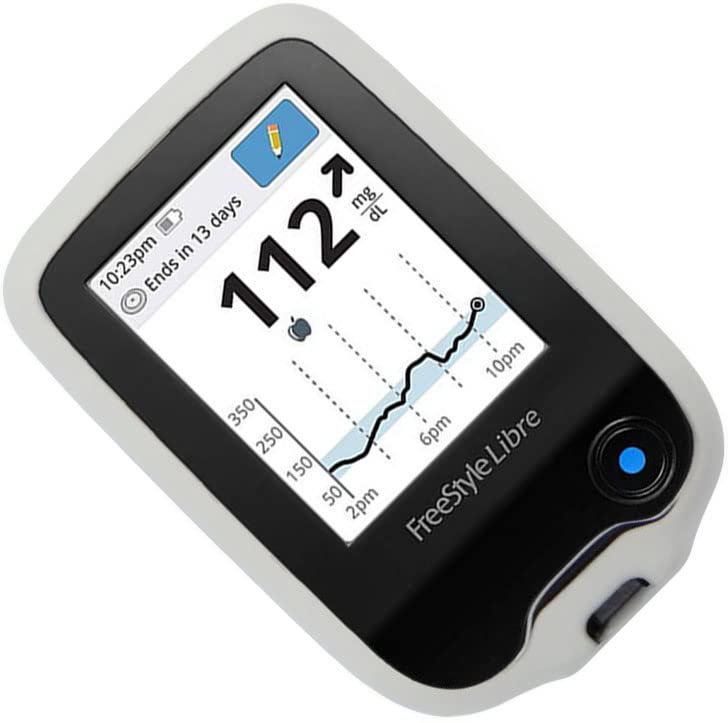 New Premium Soft Silicone Cover for Freestyle Libre & Freestyle Libre 2 (Gray)