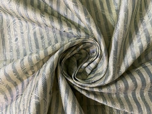 Tissu jacquard soie taffetas rayé lilas haut de gamme pour couture