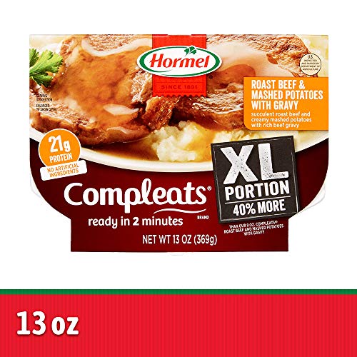 Hormel COMPLEATS XL Roast Beef & Mashed Potatoes with Gravy, 13 Ounce (Pack of 5) - Thumbnail 6
