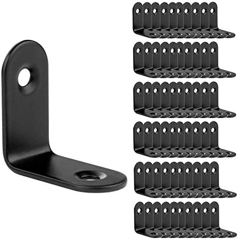 Black Shelf Bracket, 2 Pcs Heavy Duty Shelf Brackets Industrial Shelf Bracket L Ty | UK
