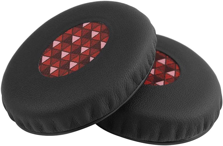 Almohadillas de repuesto OE2 para auriculares Bose OE2 OE2i Soundtrue SoundLink Color negro y rojo