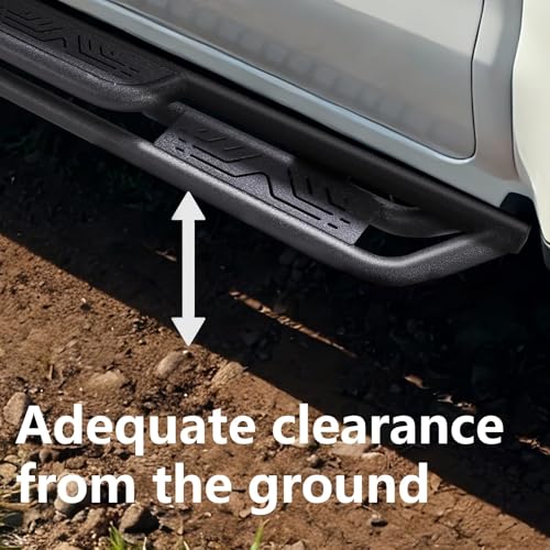 Estribos Running Boards 6.5 pulg Carbon Steel para Ford F-250 F-350 miniatura 6