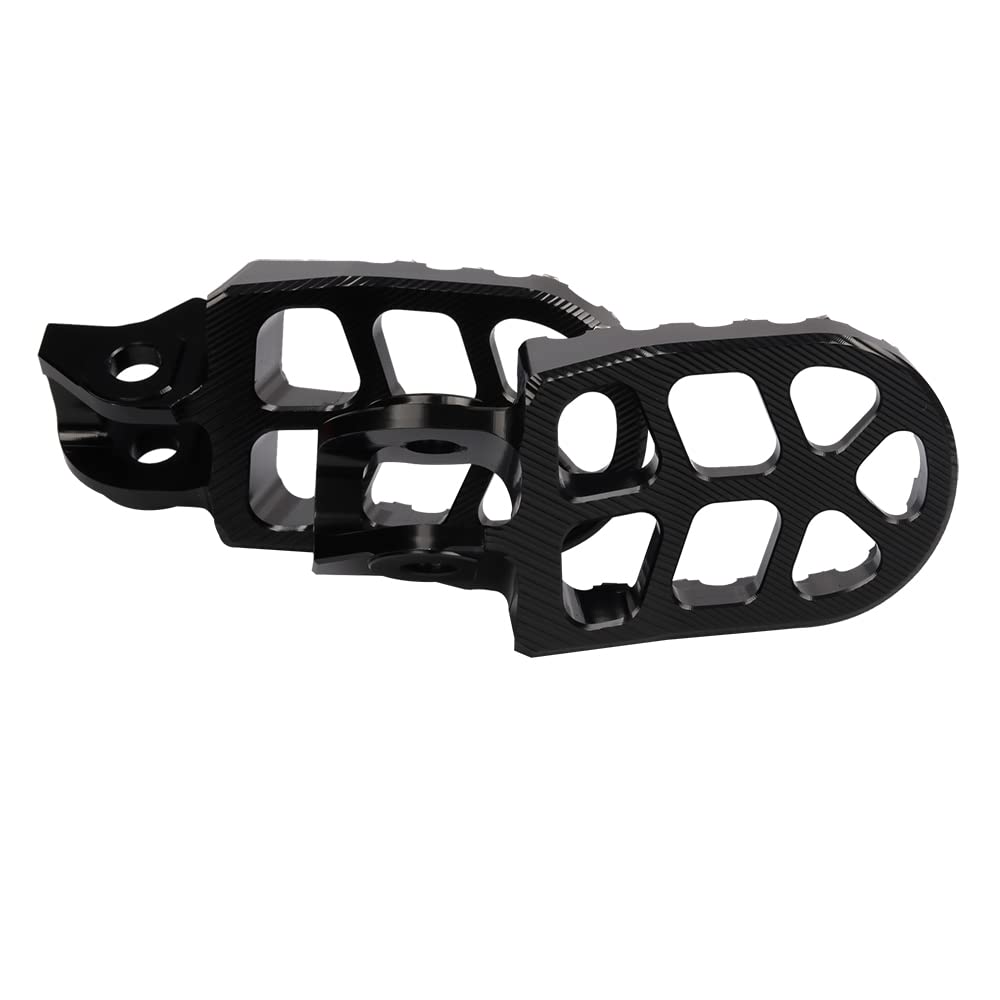 Motocicleta Dirt Bike Estribo Pedales Reposapiés Para KTM SX SXF EXC EXCF XCW XCFW SMC 65 85 125 150 200 250 350 450 530 Para Husqvarna (black)