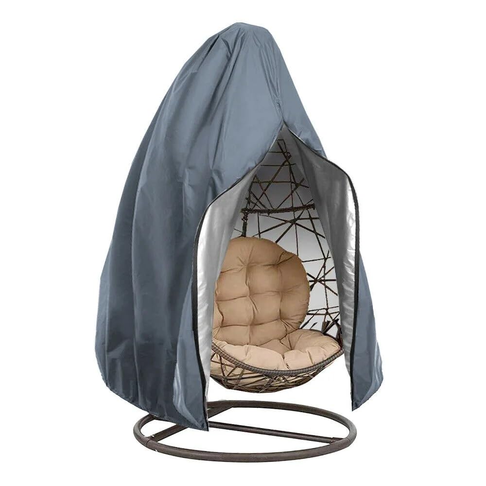 Fagoritime Grey Oxford Cloth Swing Egg Chair Cover