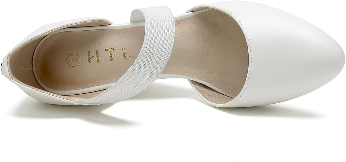 HTL Women's Wedge Heel Pumps - Image 5