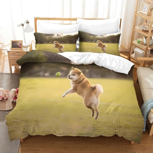 Housse de couette résistante imprimé en 3D motif chat noir 260x220 - 3