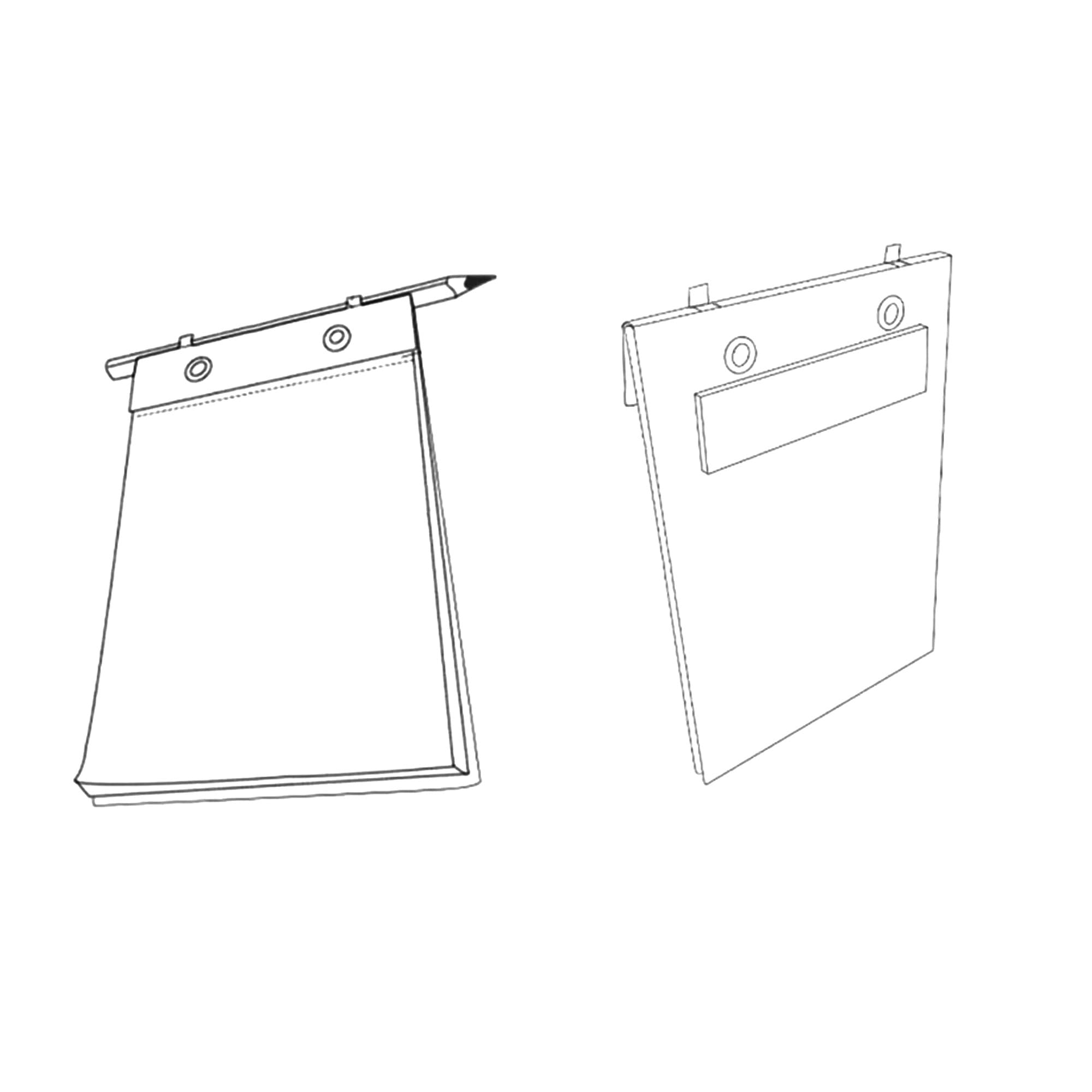 Blocco note doccia impermeabile - 100 pagine di carta pietra con matita e supporto - aderisce al muro senza residui - 4 colori disponibili - regalo per casa o ufficio Notacogitatio (4)