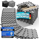 MONZANAŽ Tapis de protection de sol Gris 31x31 cm mousse EVA 36 pičces dalles de protect...