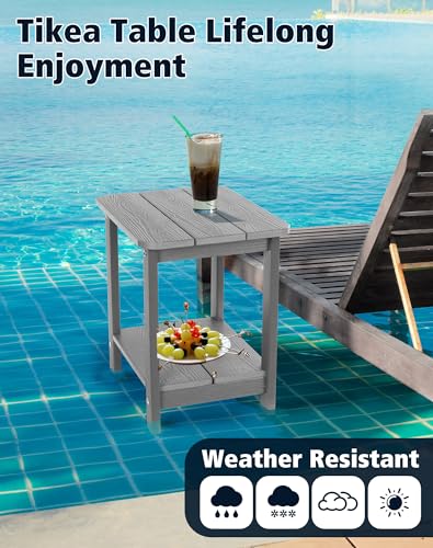 Table d'appoint extérieure résistante aux UV et intempéries pour fauteuil Adirondack - 5