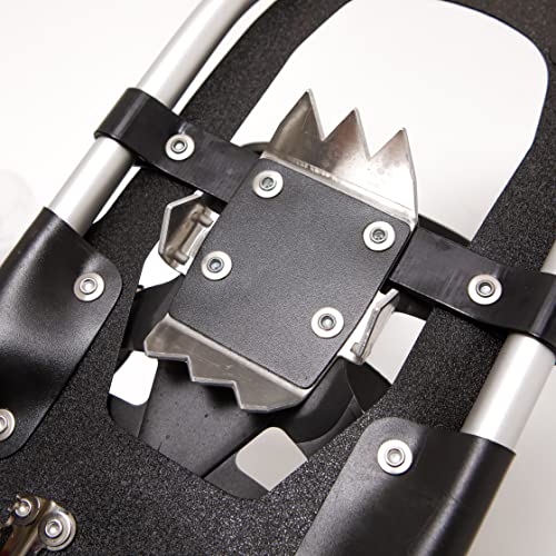 Carryown 3 In 1 Light Weight Snowshoes Set For Adults Men Women Youth Kids, Aluminum Alloy Terrain Snow Shoes With Trekking Poles And Carrying Tote Bag (Black,21") #TOP2